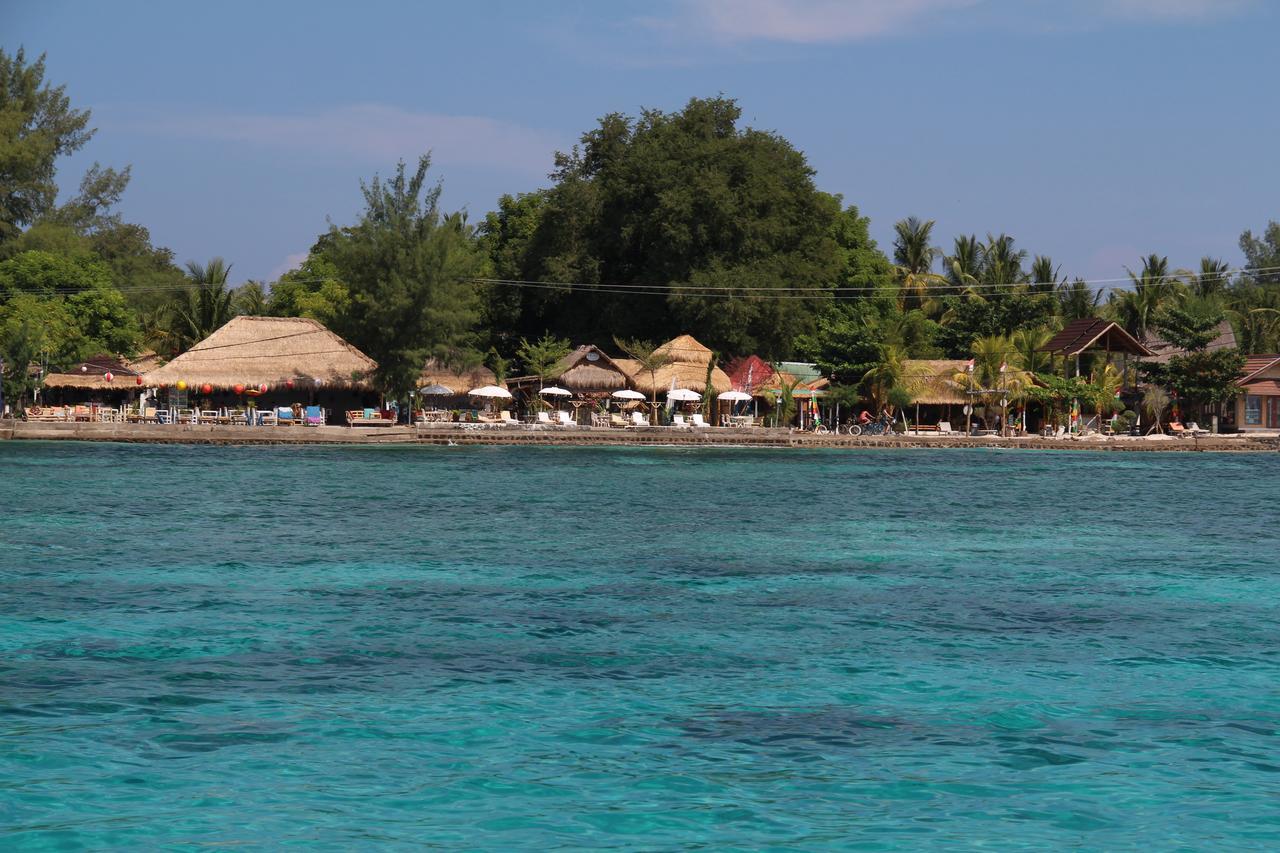 Star Bar And Bungalows Gili Air Exterior foto